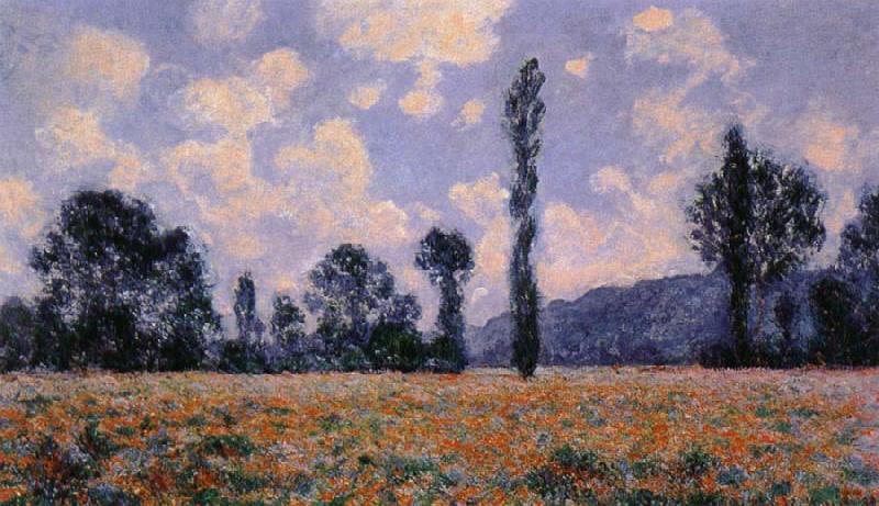 Claude Monet Field of Poppies Sweden oil painting art